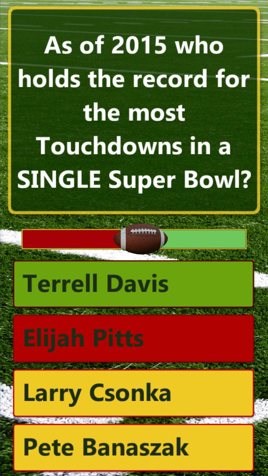 Big Game Trivia Fun