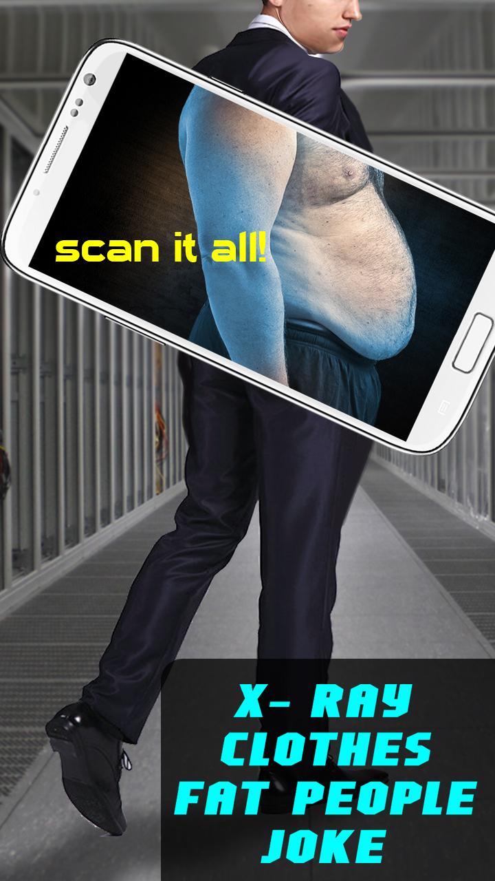 X-Ray Clothes Fat People Joke