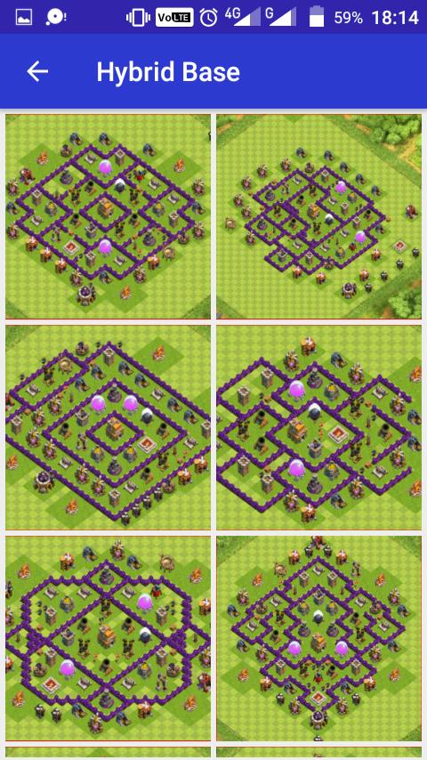 COC Base Map for TH7