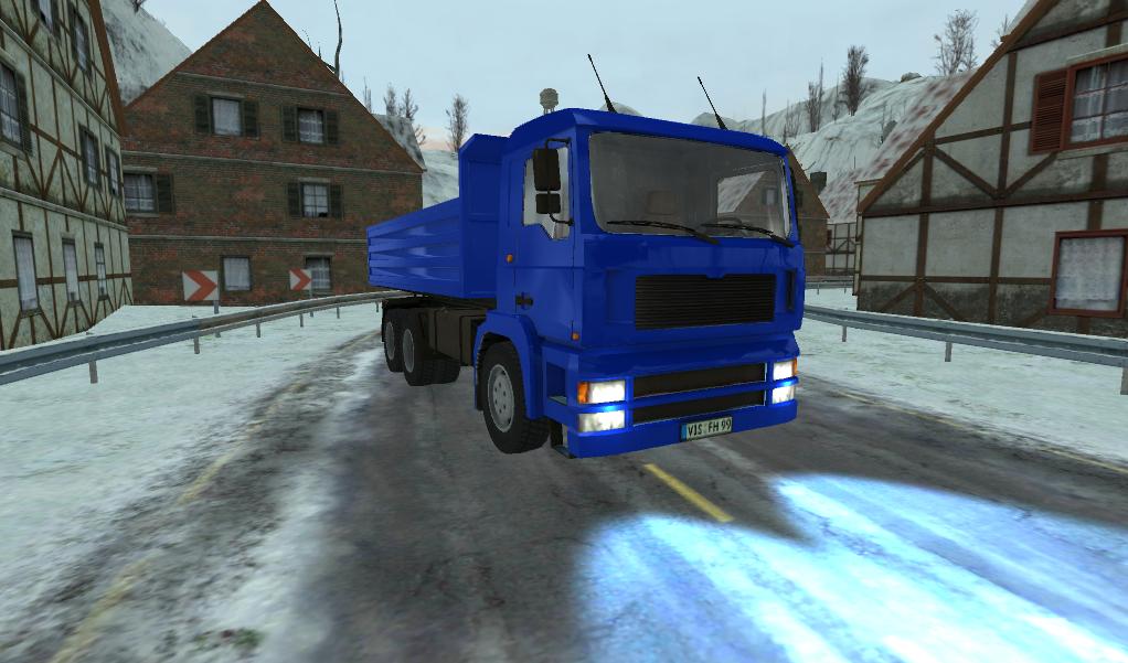 Real Truck 4x4 Snow Hill Climb