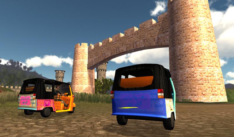 Pakistani Rickshaw Tour 3D
