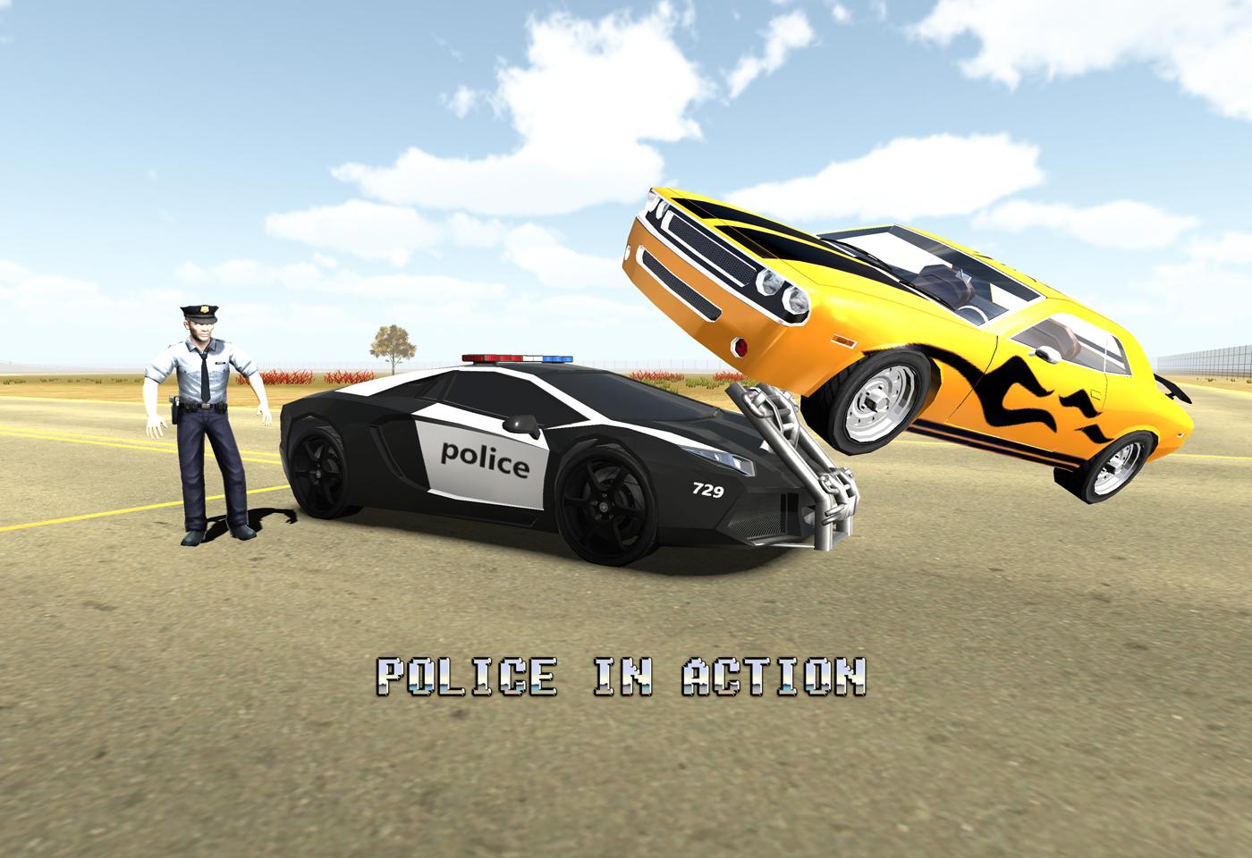 Border Police Car Chase