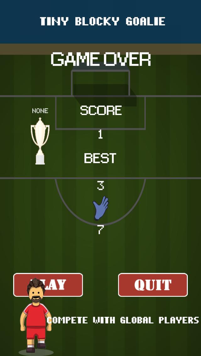 Tiny Blocky Goalie - Football