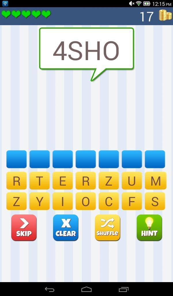 Guess the Acronym word