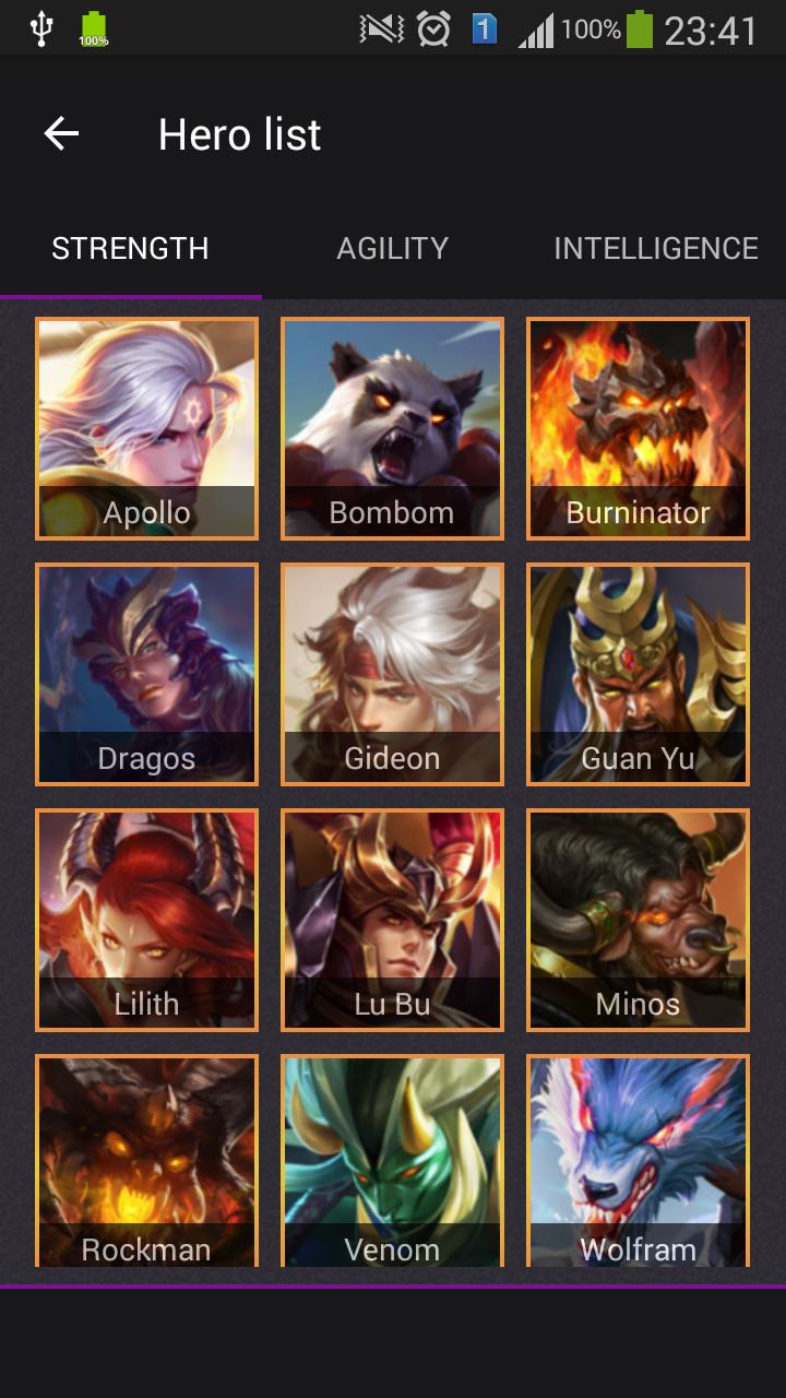 Guide for Heroes Evolved