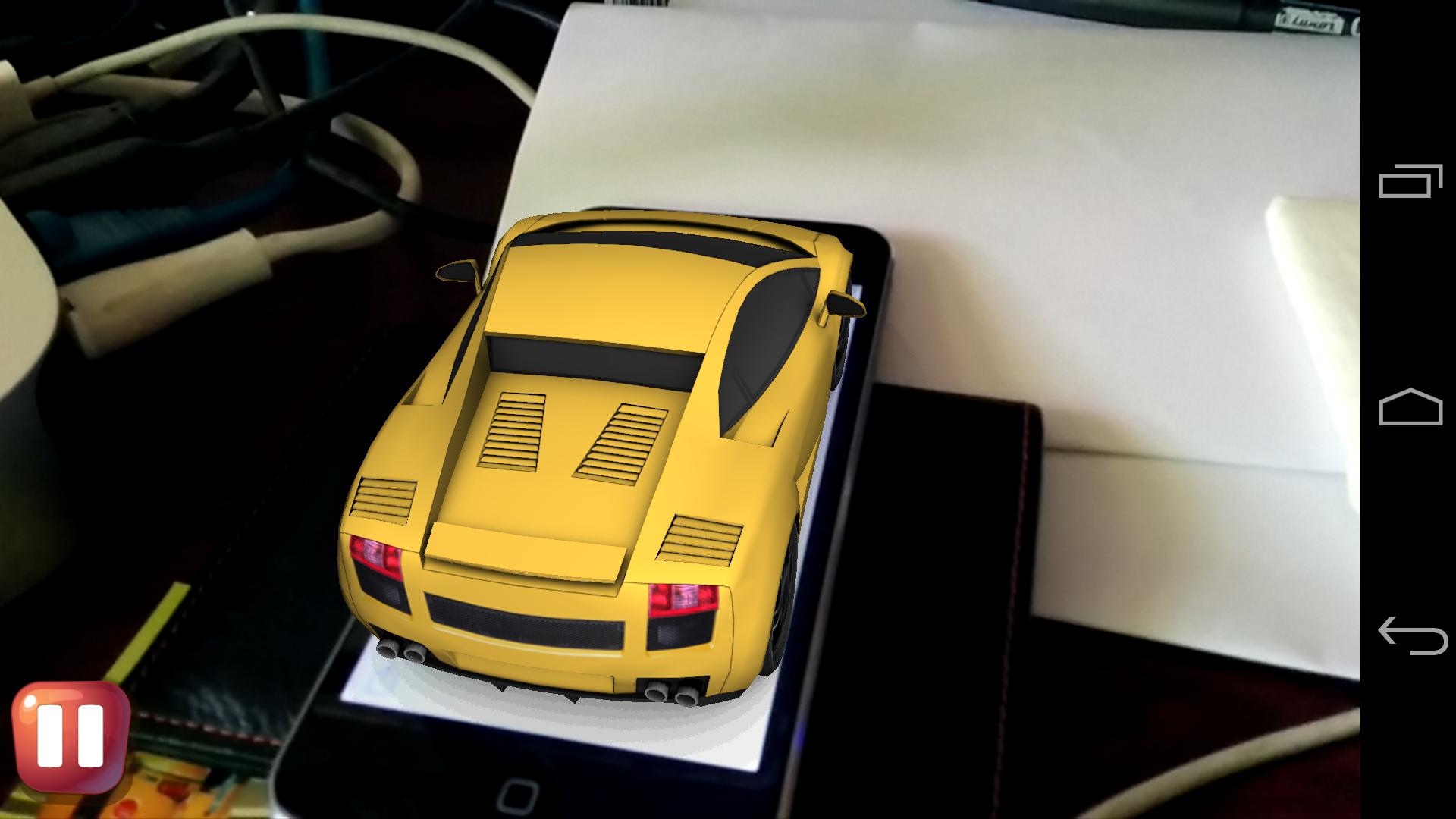 Toon Cars Augmented reality