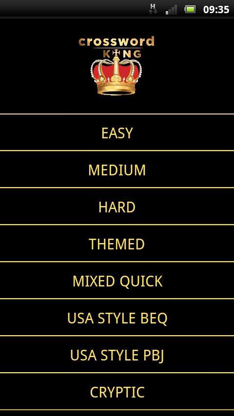 Crossword Puzzle King Lite