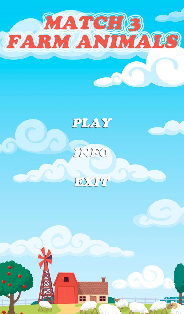 Match 3 Farm Animals