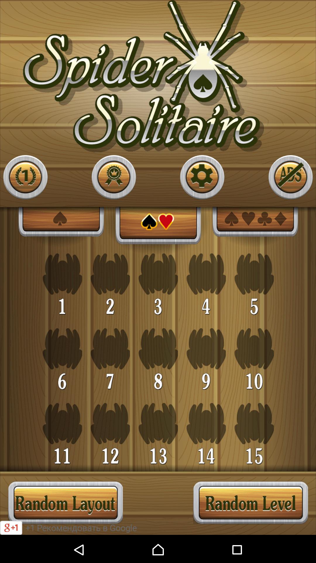 Classic Spider Solitaire Card