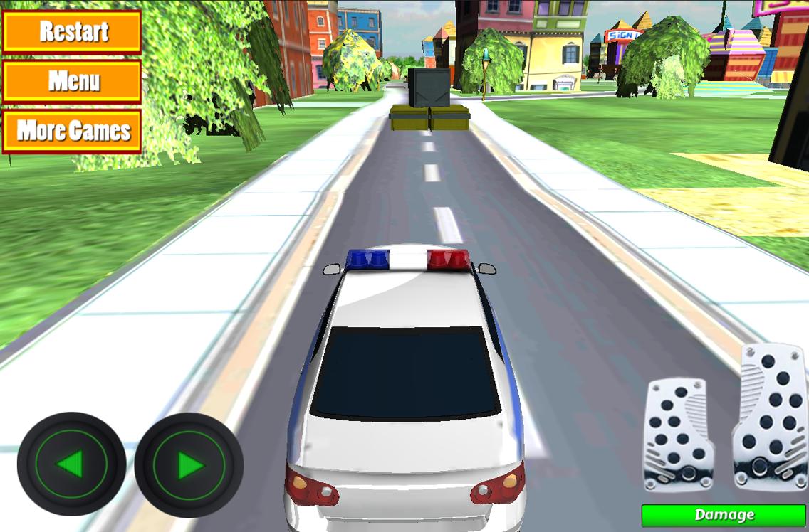 Cartoon City Police Parking 3D