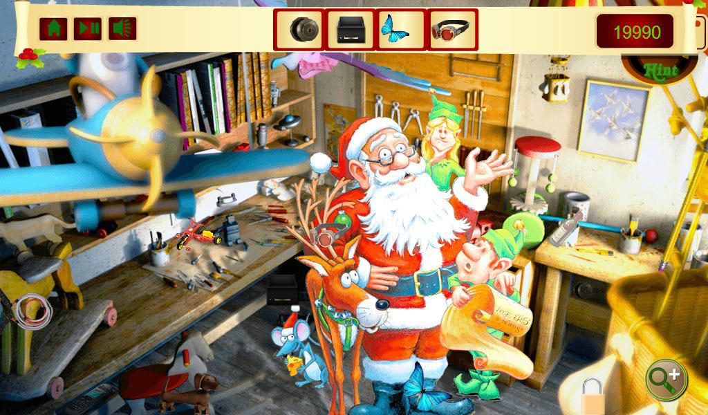 Hidden Object Santa Workshop