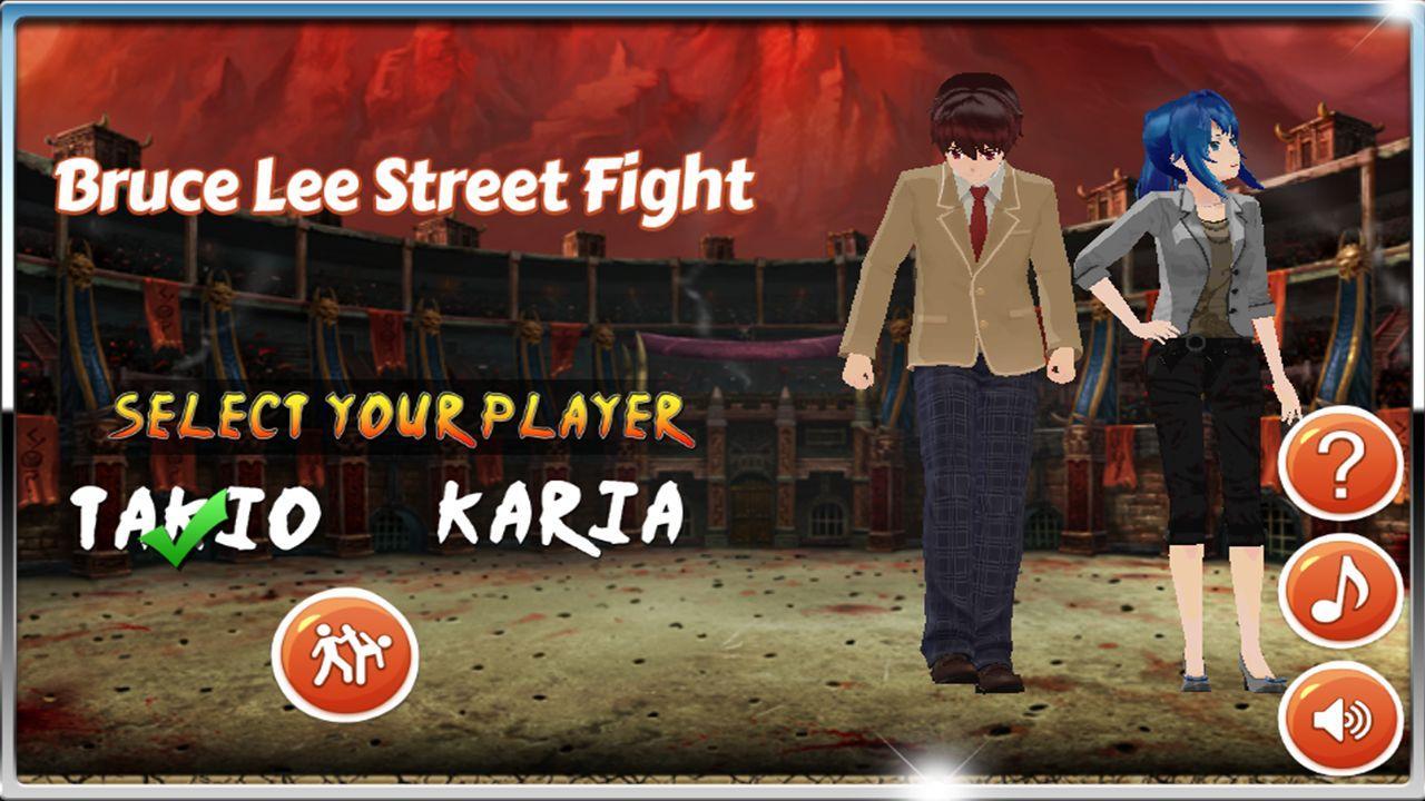 Bruce Lee Street Fight