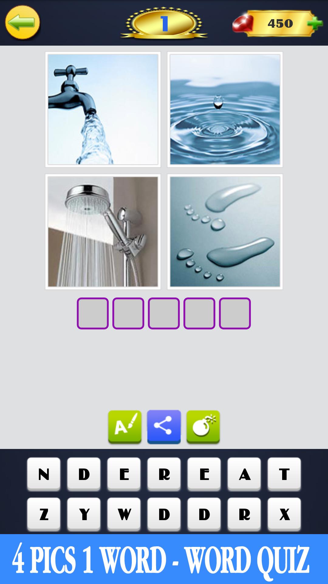 4 Pics 1 Word - Word Quiz