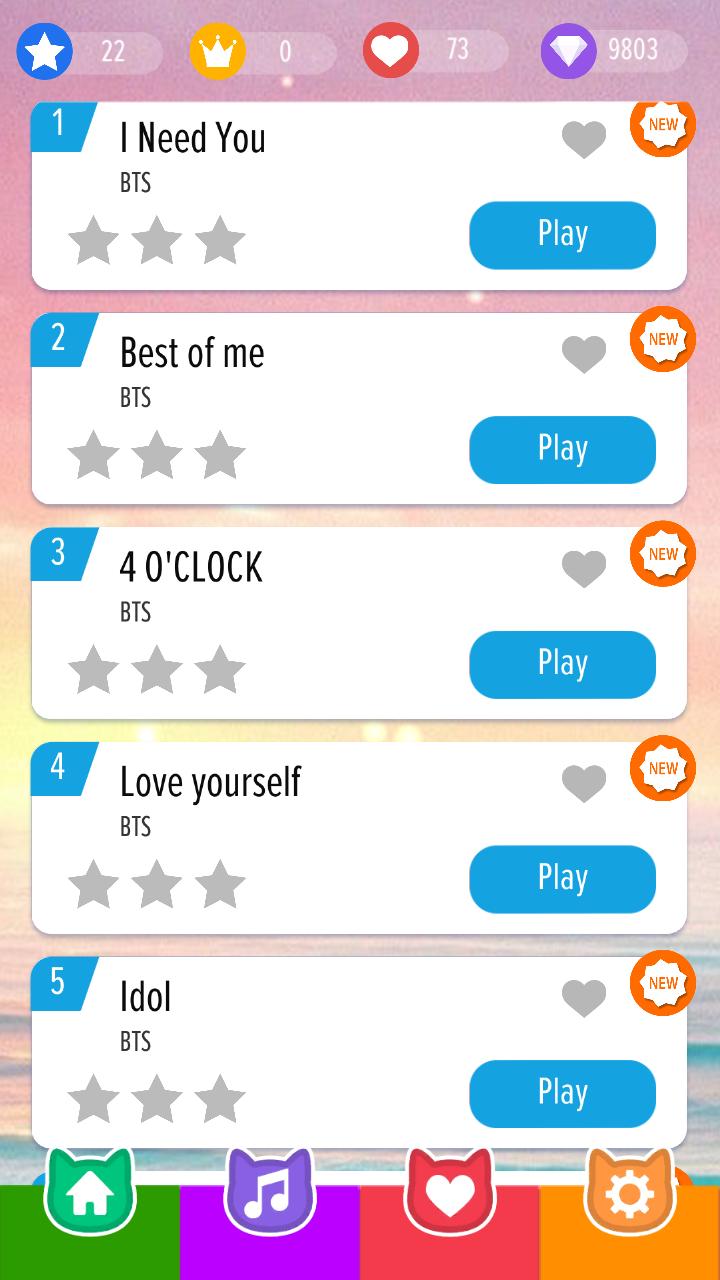 Pink Cat Piano - Magic Girly Piano Tiles Cat