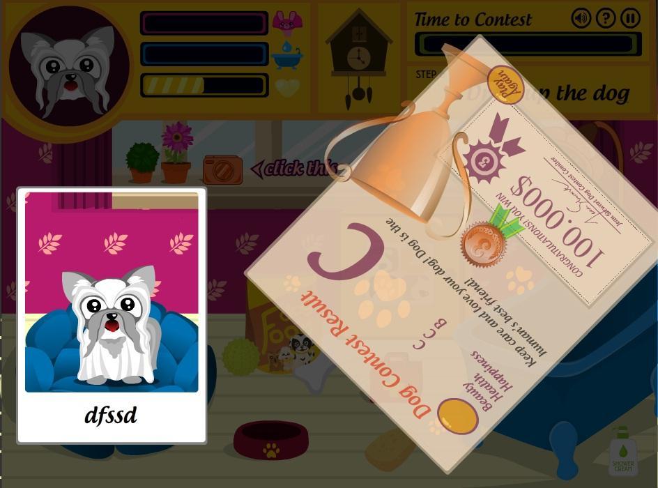 Pet dog Care Simulation