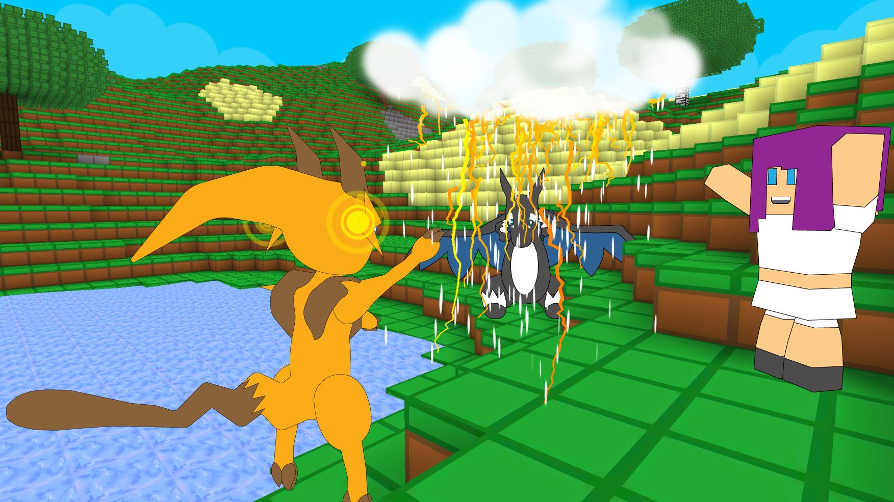 Pixelmon Battle Craft GO: Cube World