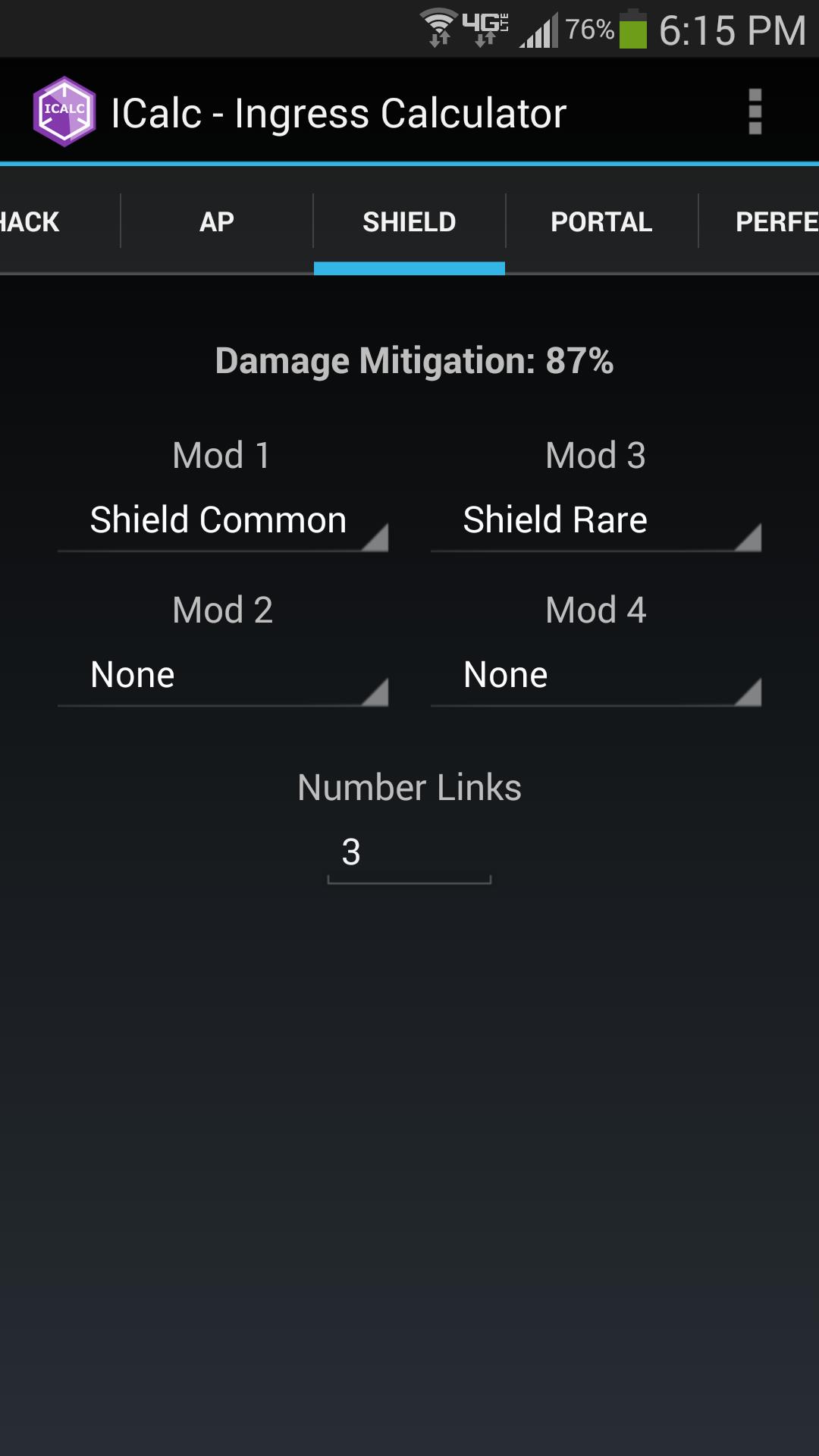 ICalc - Ingress Calculator