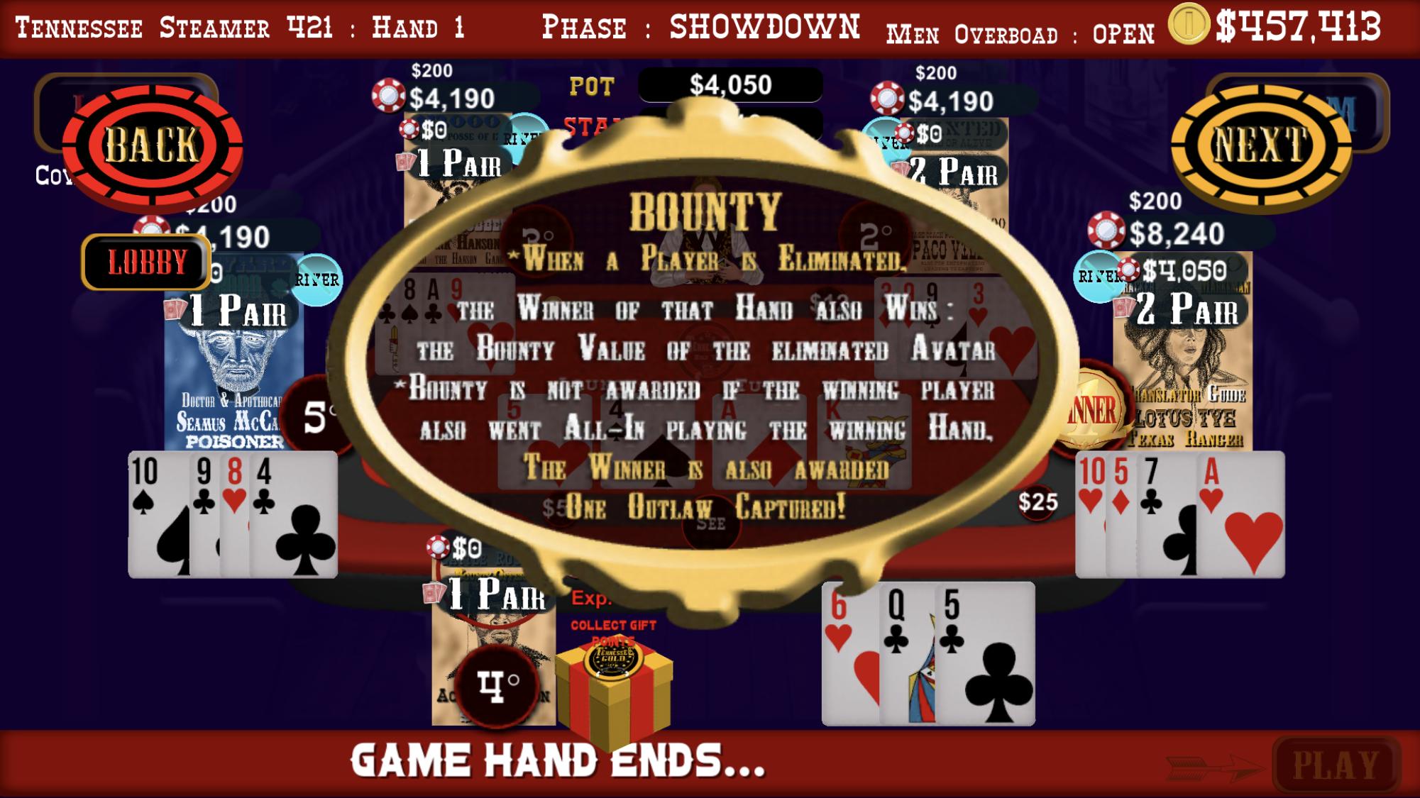 TENNESSEE HOLD 'EM - Skill Poker Tournaments
