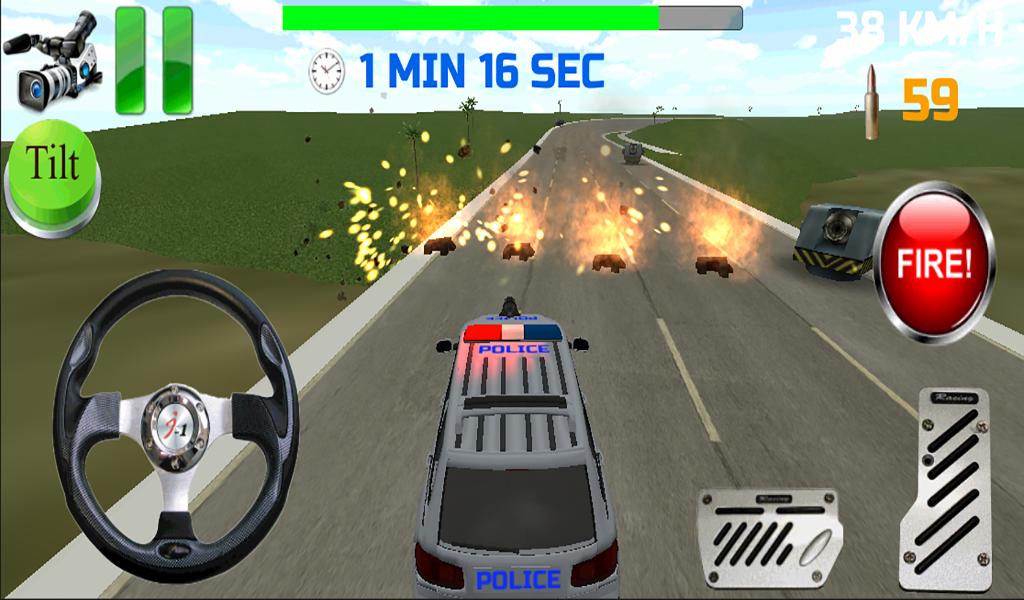 Real cops SUV police jeeps