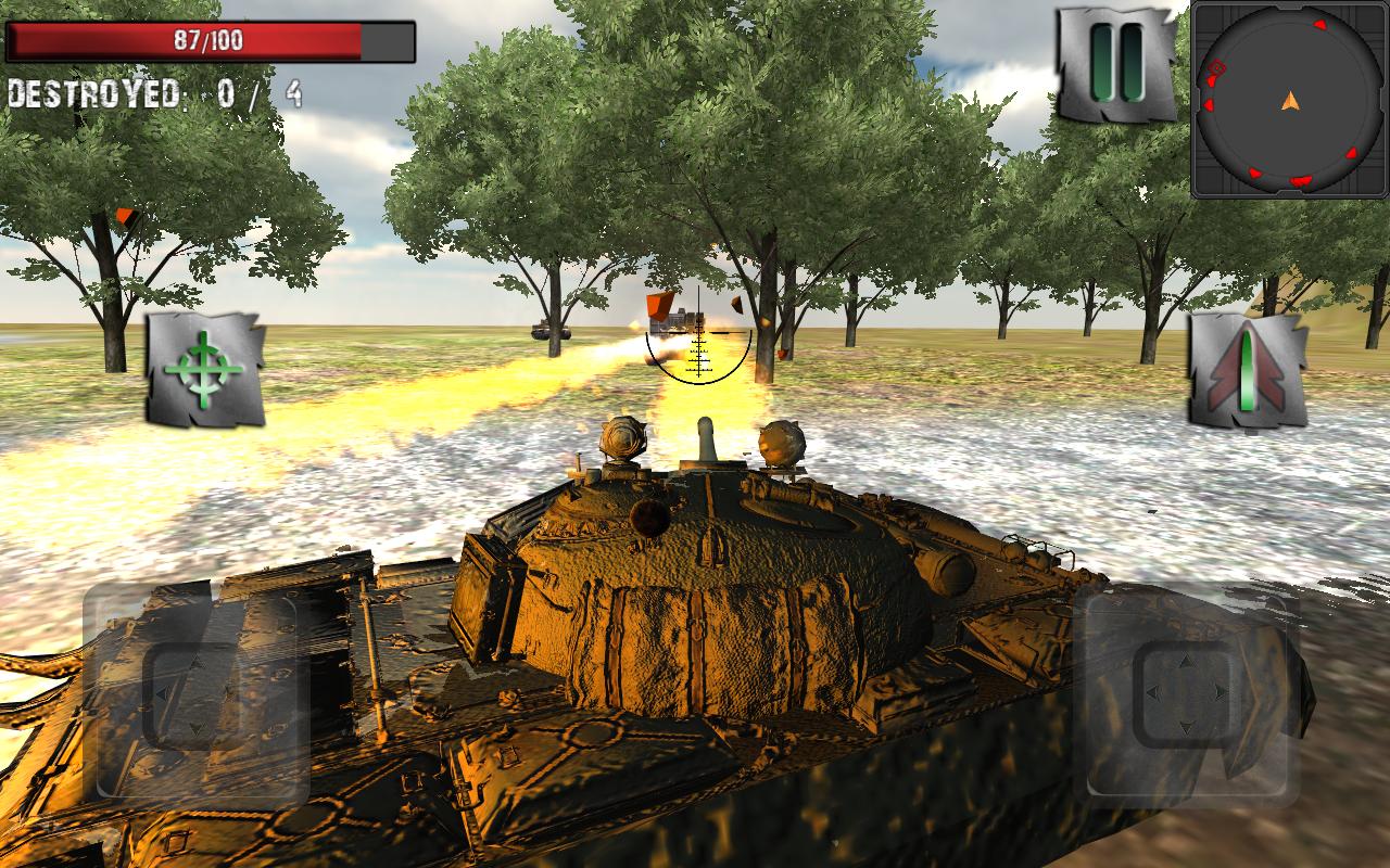 Russian Tank Battle