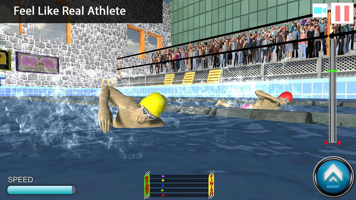 Swimming Pool Flip Diving