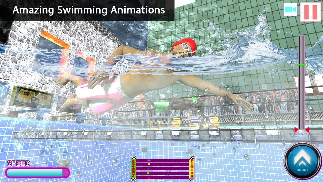 Swimming Pool Flip Diving