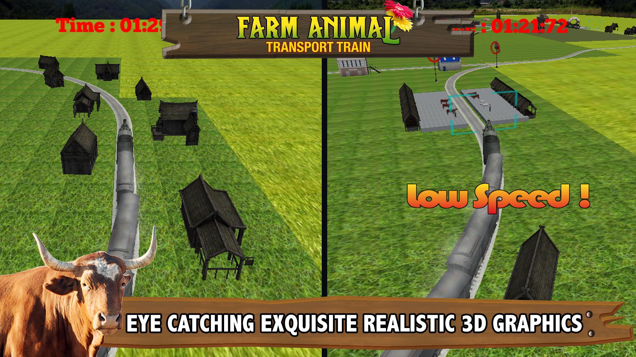 Farm Animals Transport Train