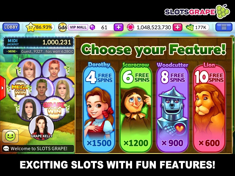 SLOTS GRAPE