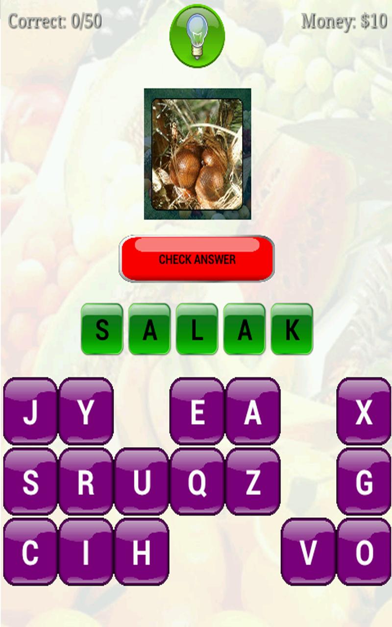 Tebak Nama : Buah Buahan