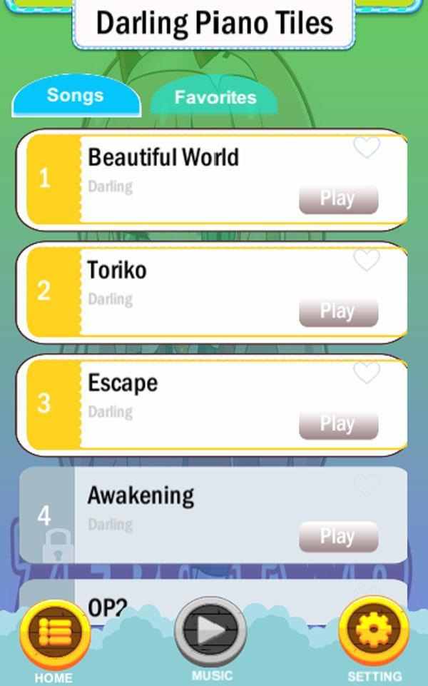 Darling Piano Tiles