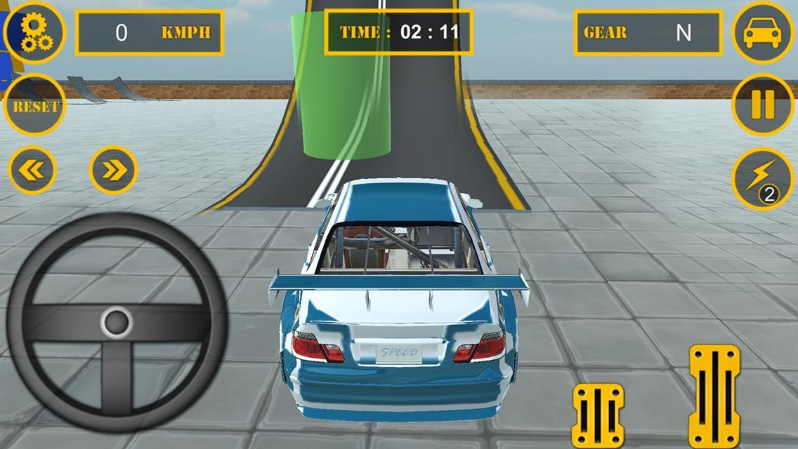 Real Theft Car Sky Auto Stunt