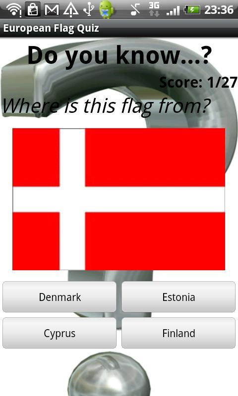 European Flags Quiz