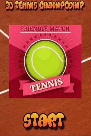 3D Tennis Championship