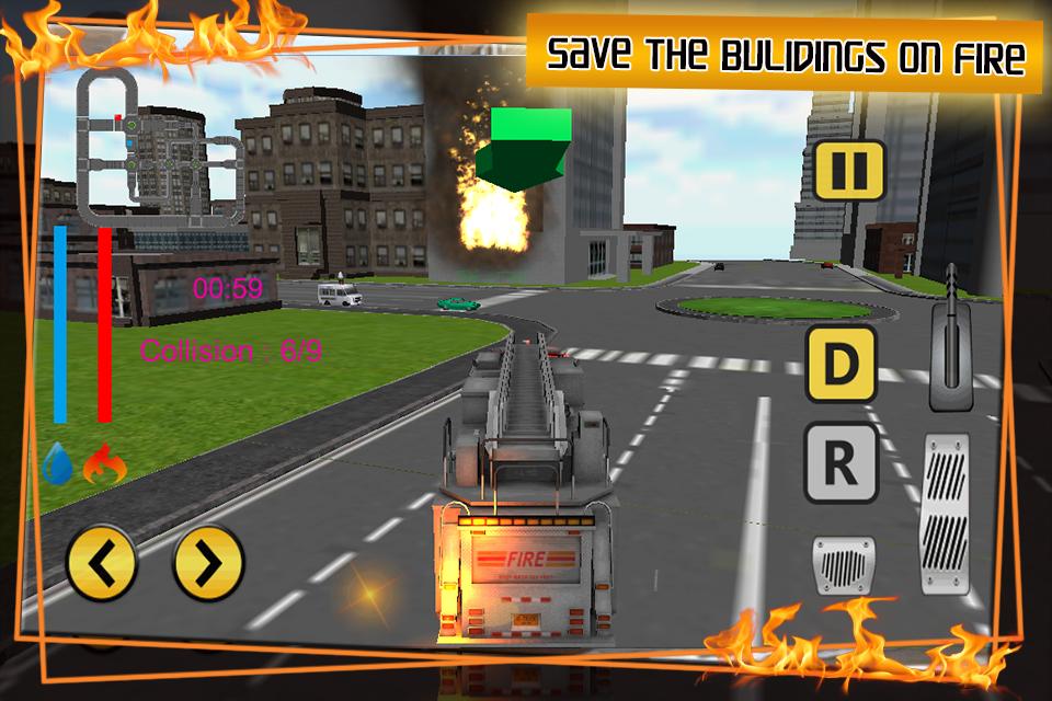 Emergency Fire Truck Rescue