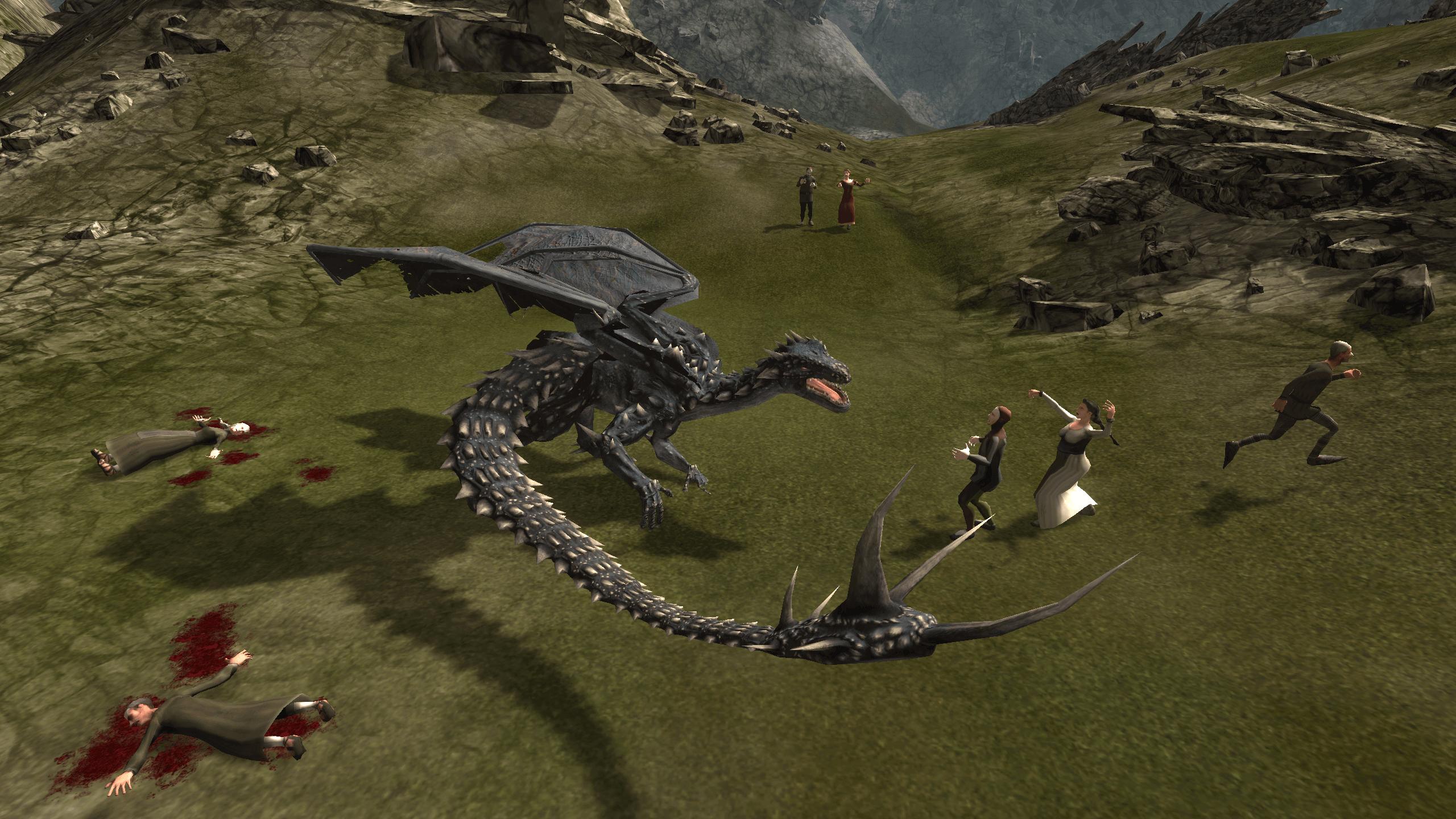 Mountain Dragon Simulation 3D