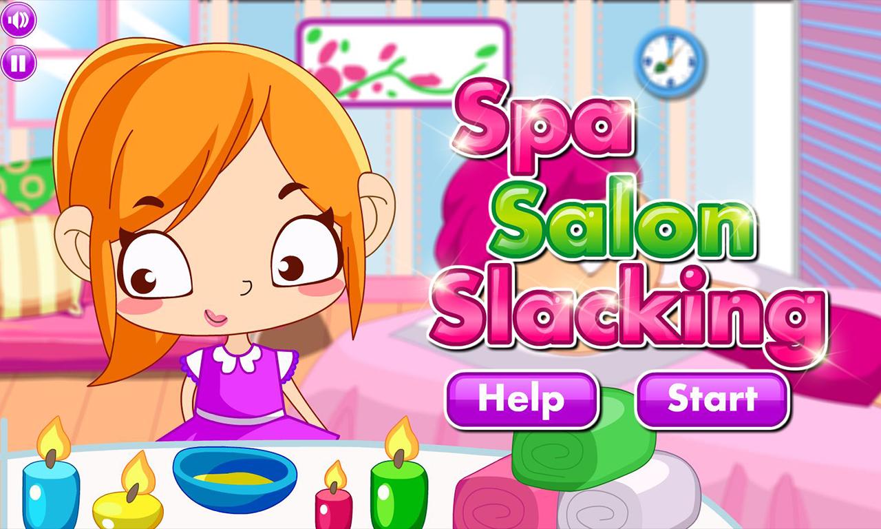 Spa salon slacking