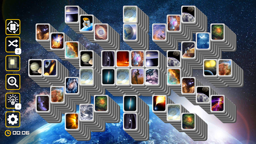 Mahjong Galaxy Space Solitaire