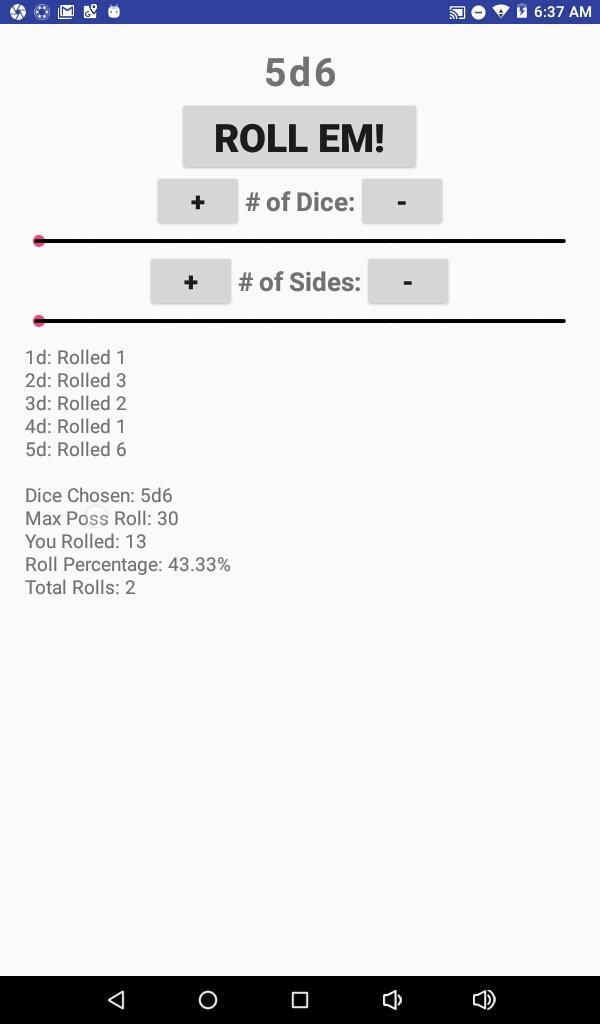 Woz's Dice Roller
