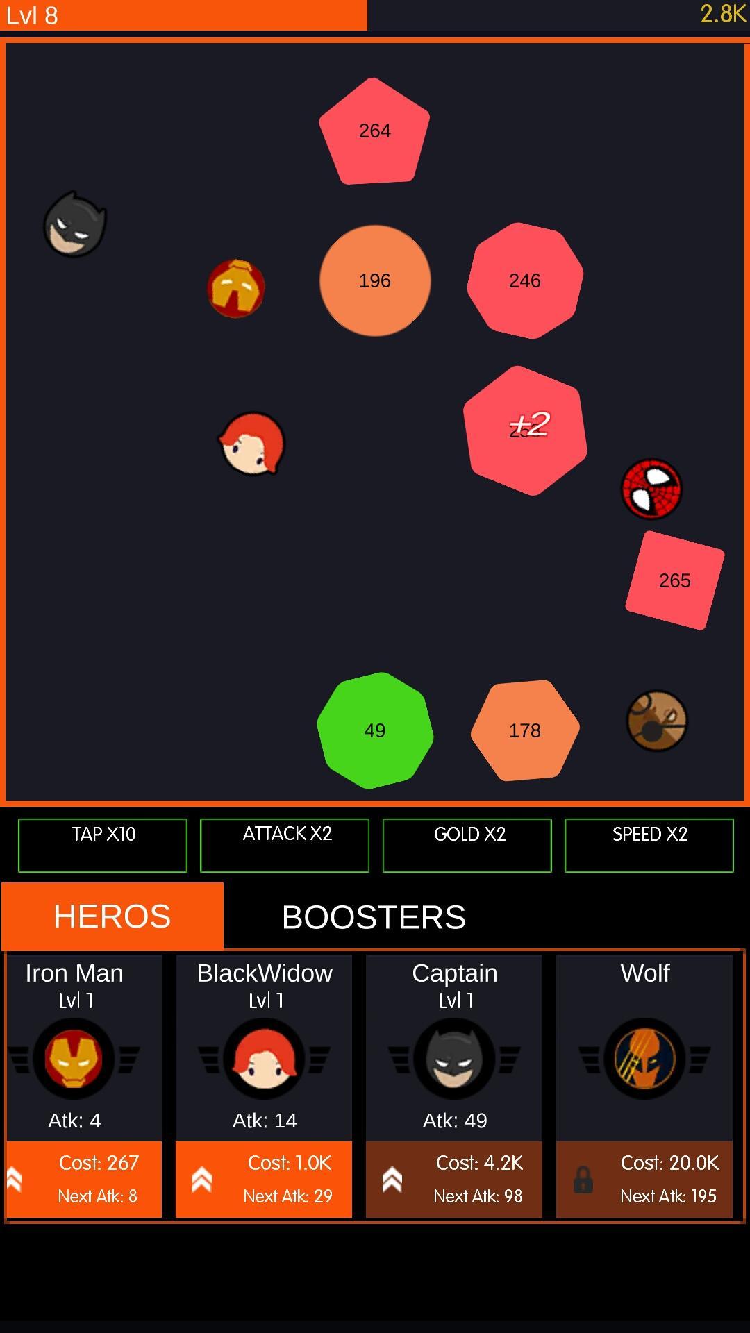 Idle Super Heroes