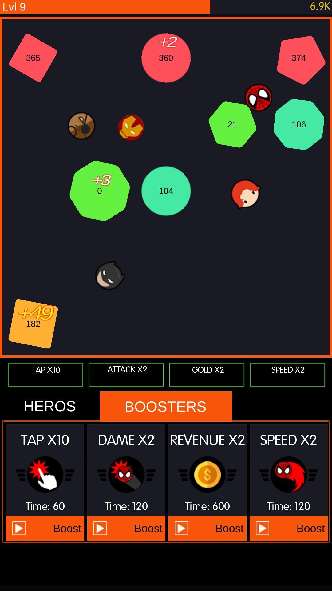 Idle Super Heroes