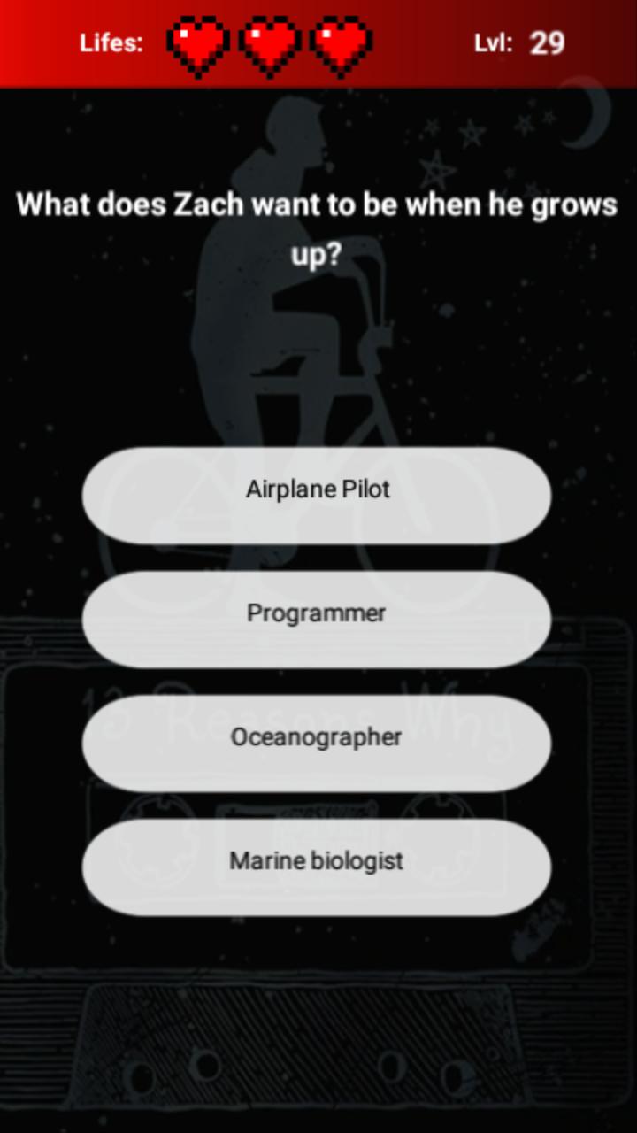 13 Reasons Quiz