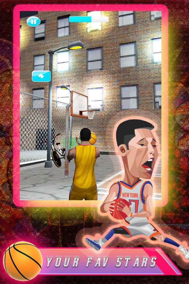 3D Basketball stars shot 2016