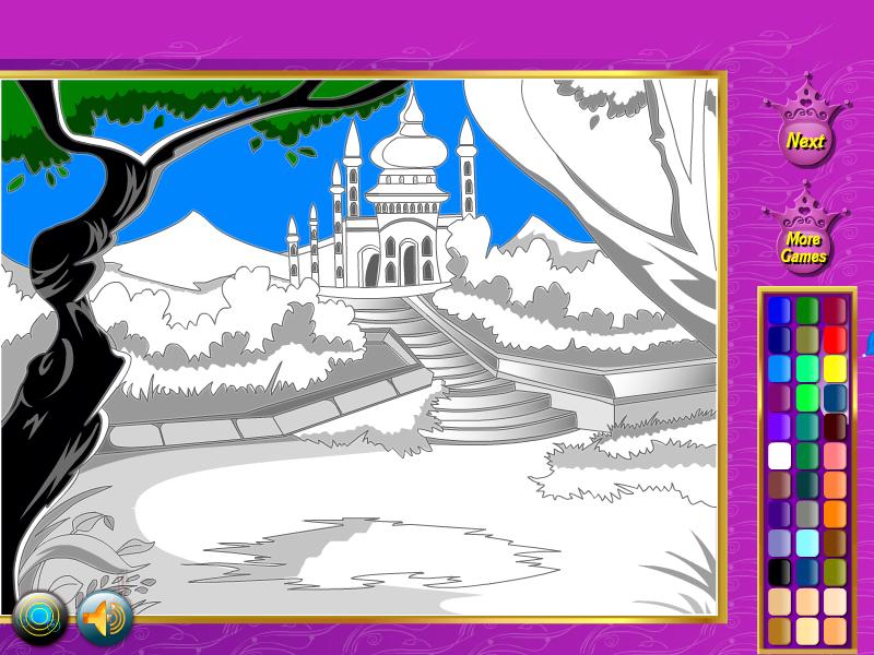 Coloring Princess Games