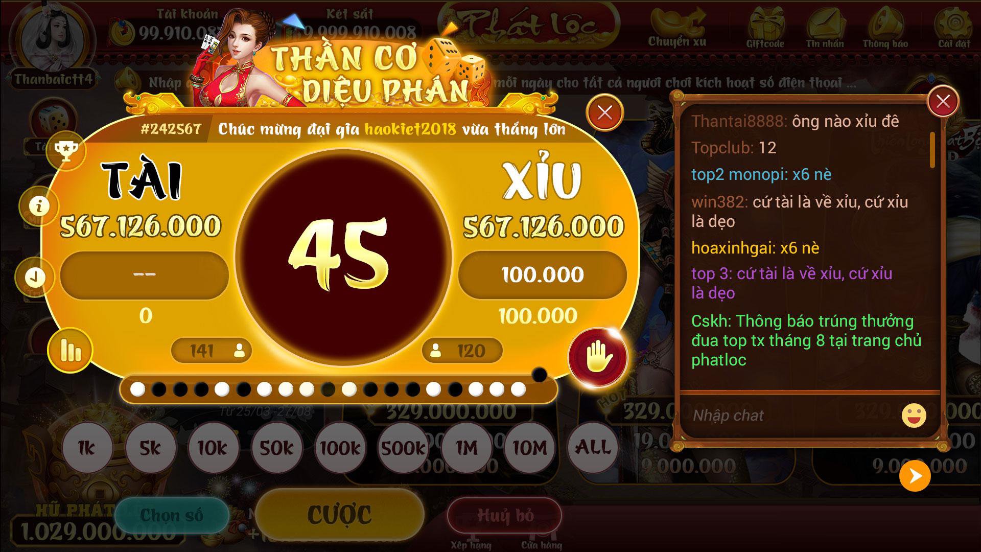 Game Danh Bai Doi Thuong Phat Loc - Phatloc.net