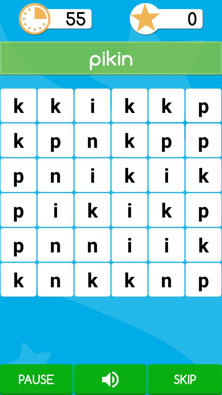 Word Challenge in Pidgin Engli