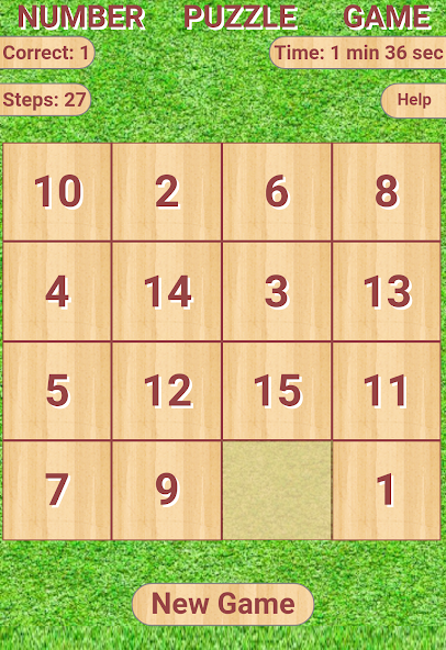 Number Puzzle Game