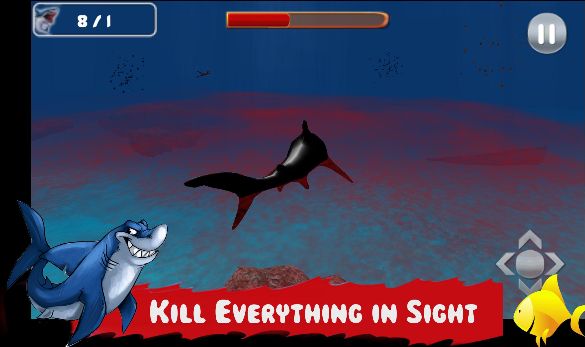 Wild Shark Angry Attack
