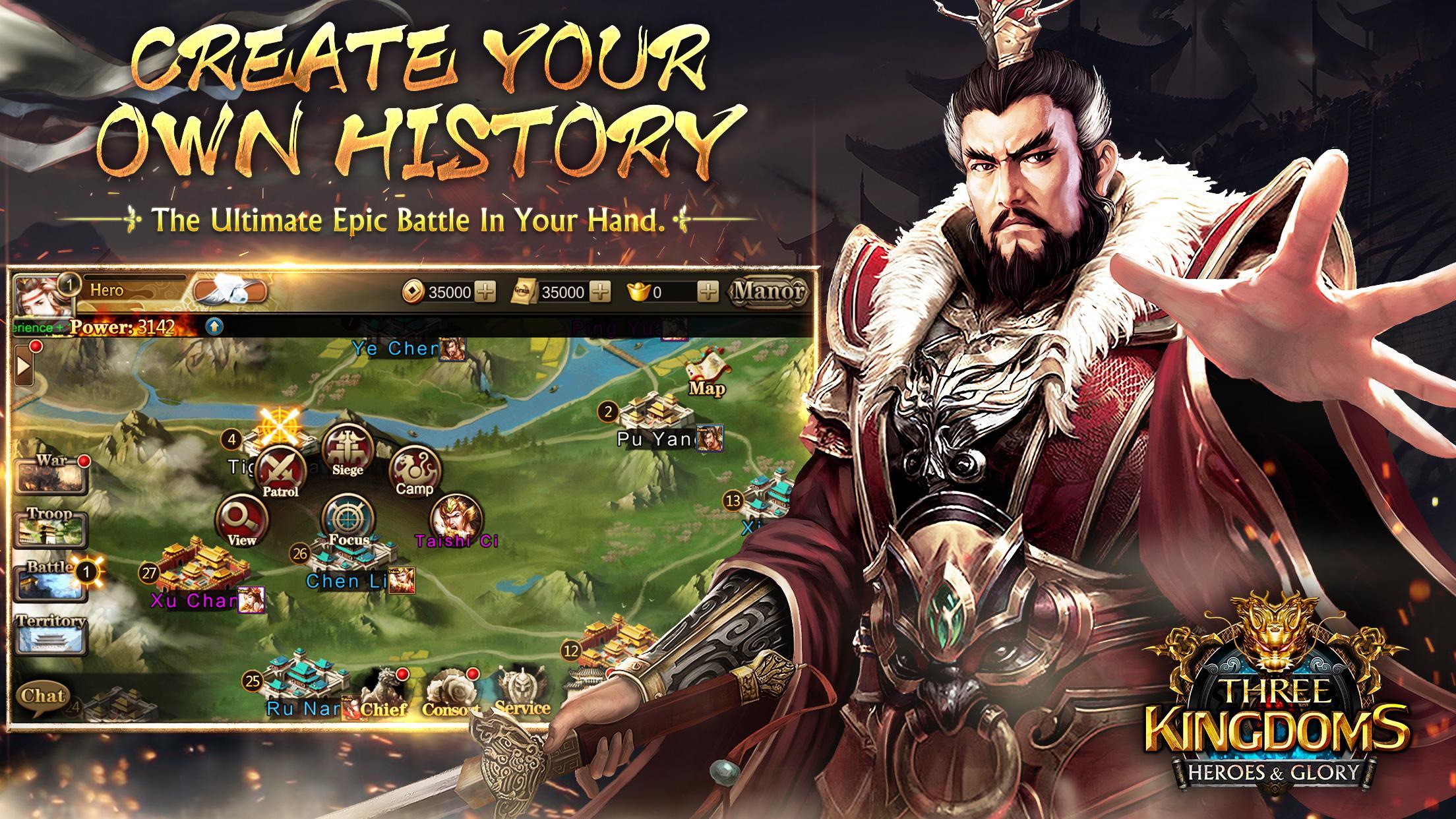 Three Kingdoms: Heroes & Glory