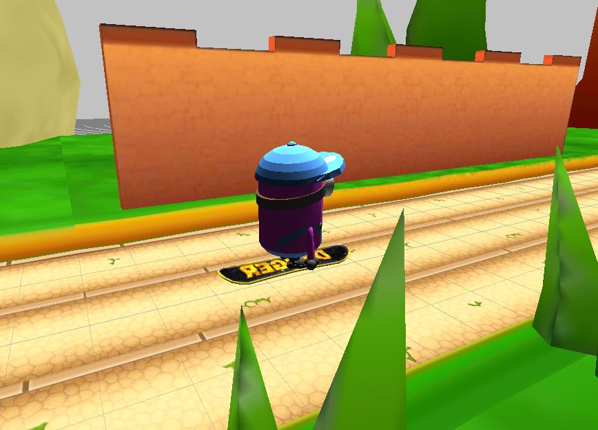 3D Banana Robot Run