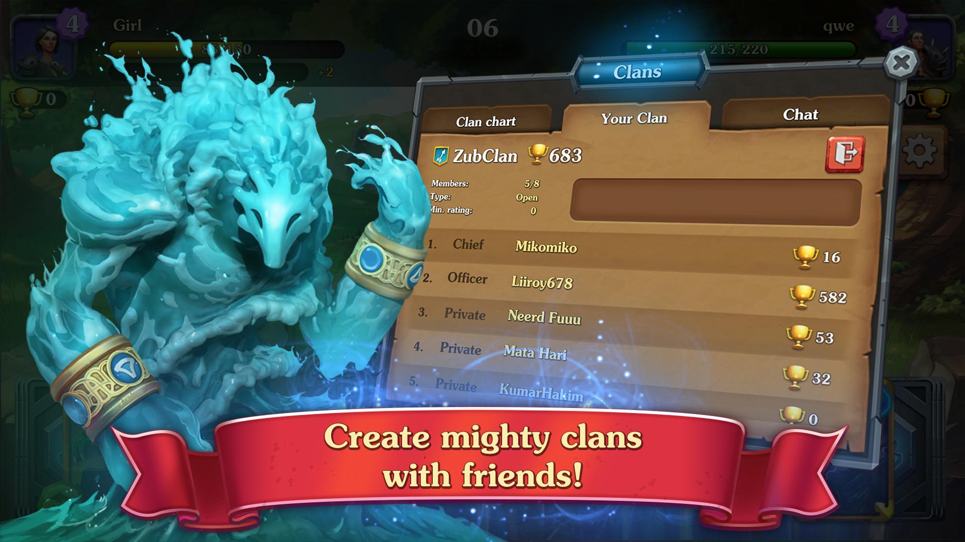 Cradle of Magic - card game, battle arena, rpg